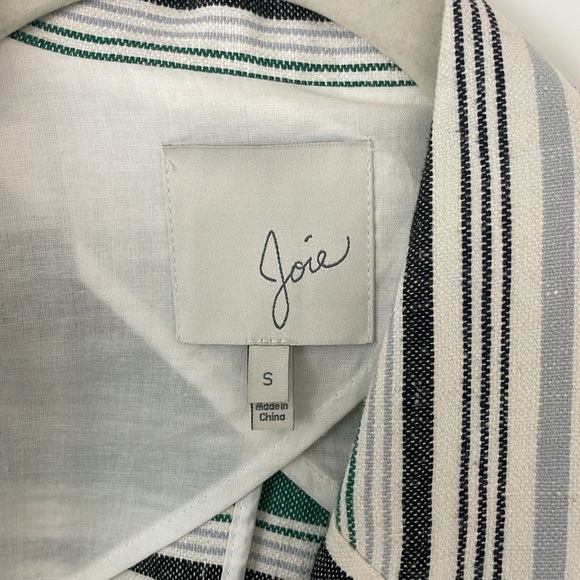 Like new - cotton/linen Joie blazer - Picture 2 of 4